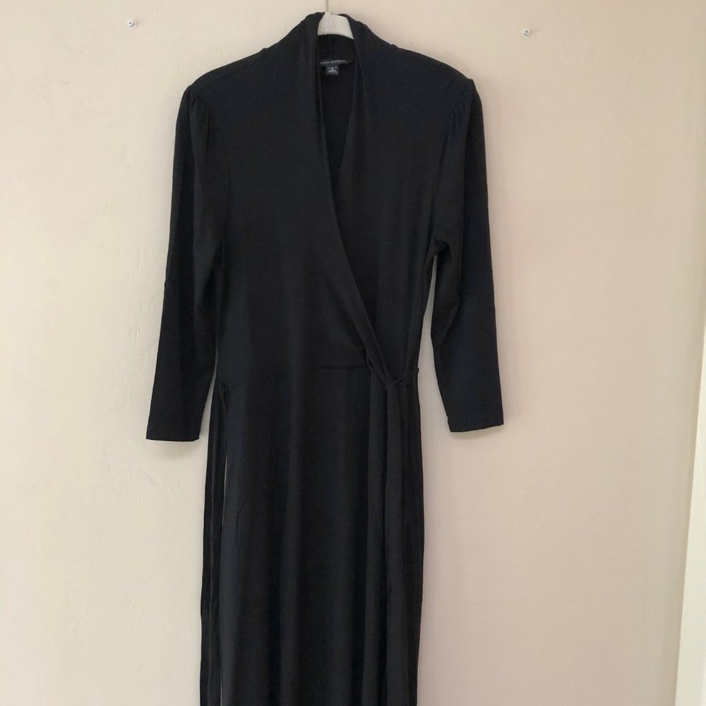 Banana Republic Black Wrap Dress